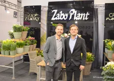 Luke Broersen and Joeri van Klink with Zabo Plant
